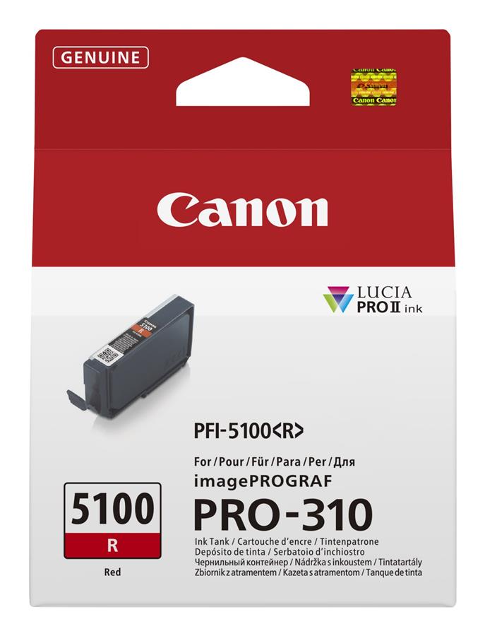 Картридж струменевий Canon PFI-5100 imagePROGRAF Pro-310 Red