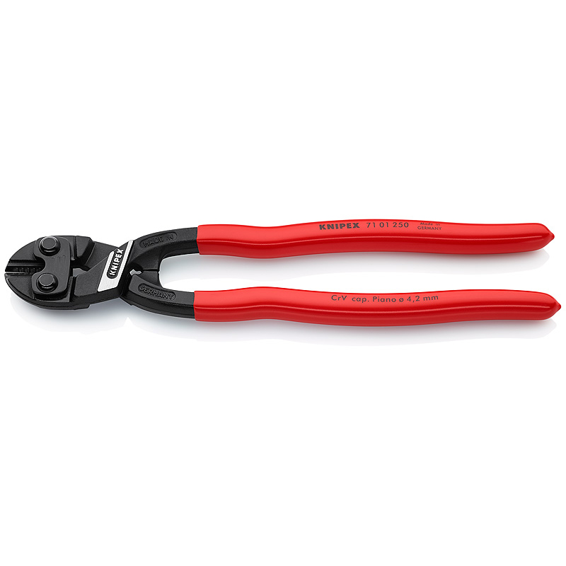 Болторіз KNIPEX CoBolt, ножиці арматурні, до 5.6мм, тримач прогумований, 250мм 0.465кг