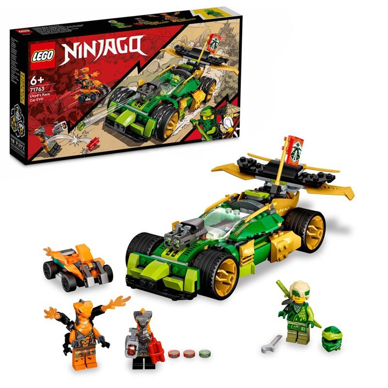 Конструктор LEGO Ninjago Гоночный автомобиль ЭВО Ллойда 71763