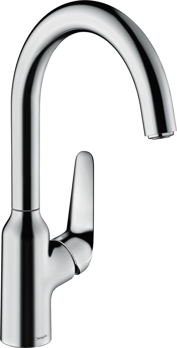 Змішувач для кухні Hansgrohe Focus M42, довж.виливу - 204мм, поворотний, 1важіль, KM220, хром