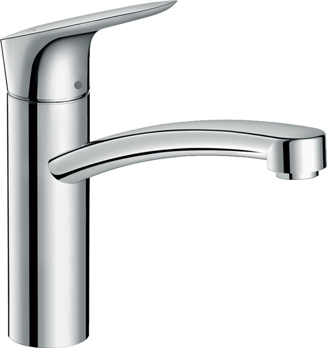 Змішувач для кухні Hansgrohe Logis, довж.виливу - 220мм, поворотний, 1важіль, KM160, хром