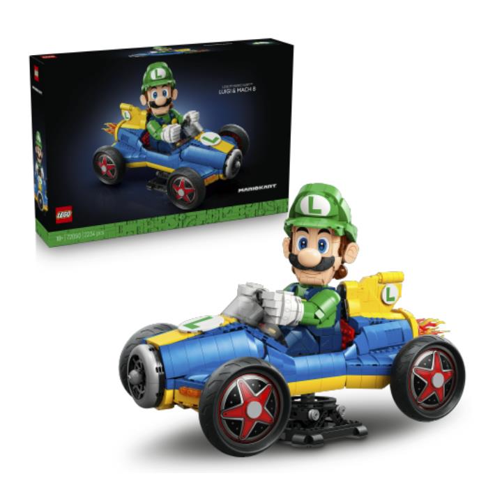 Конструктор LEGO Super Mario Mario Kart — Luigi та Mach 8