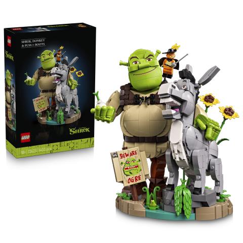 Конструктор LEGO Shrek Шрек, Віслюк і Кіт в чоботях