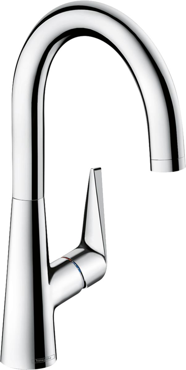Змішувач для кухні Hansgrohe Talis S, довж.виливу - 174мм, поворотний, 1важіль, KM220, хром