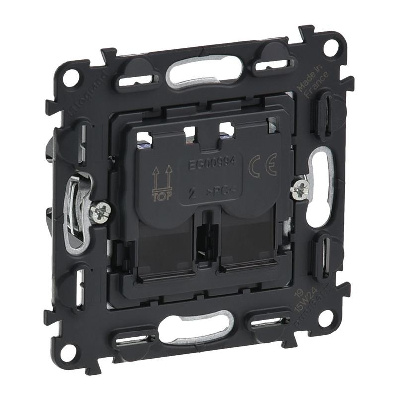 Розетка інформаційна 2ХRJ45 кат. 5e UTP Legrand Valena, IN*MATIC