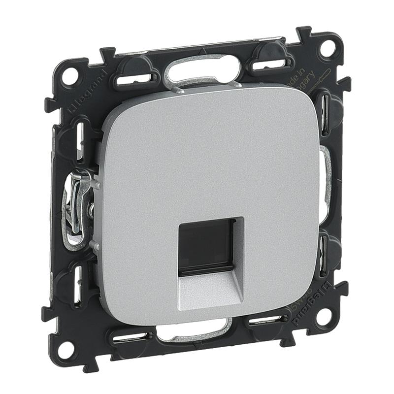 Розетка RJ45 Кат.5е UTP Legrand Valena ALLURE, алюміній