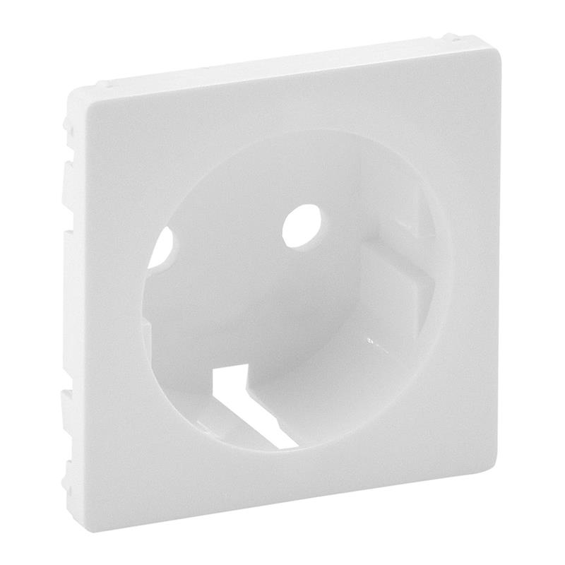 Лицьова панель розетки Schuko Legrand Valena LIFE, INMATIC, білий