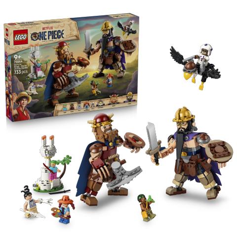Конструктор LEGO ONE PIECE Доррі проти Броґі: гіганти «Малого Саду»