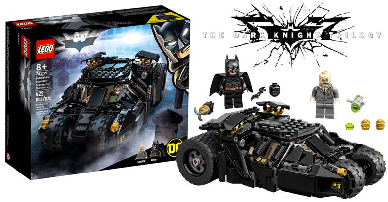 Конструктор LEGO DC Batman Бэтмобиль «Тумблер»: схватка с Пугалом 76239