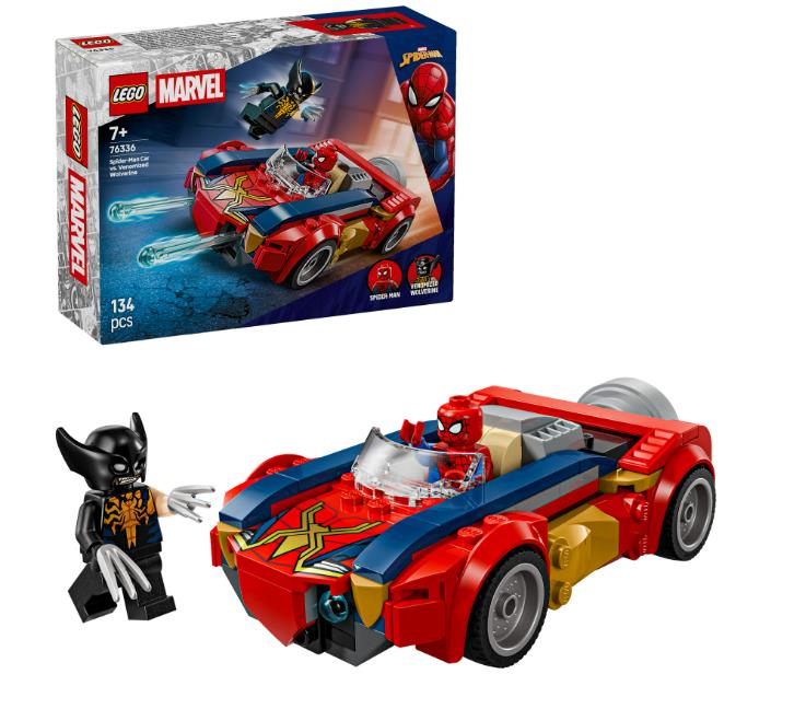 Конструктор LEGO Super Heroes Автомобіль Людини-павука vs. Отруєний Росомаха