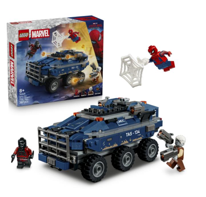 Конструктор LEGO Super Heroes Переслідування Людиною-Павуком машини для перевезення злочинців