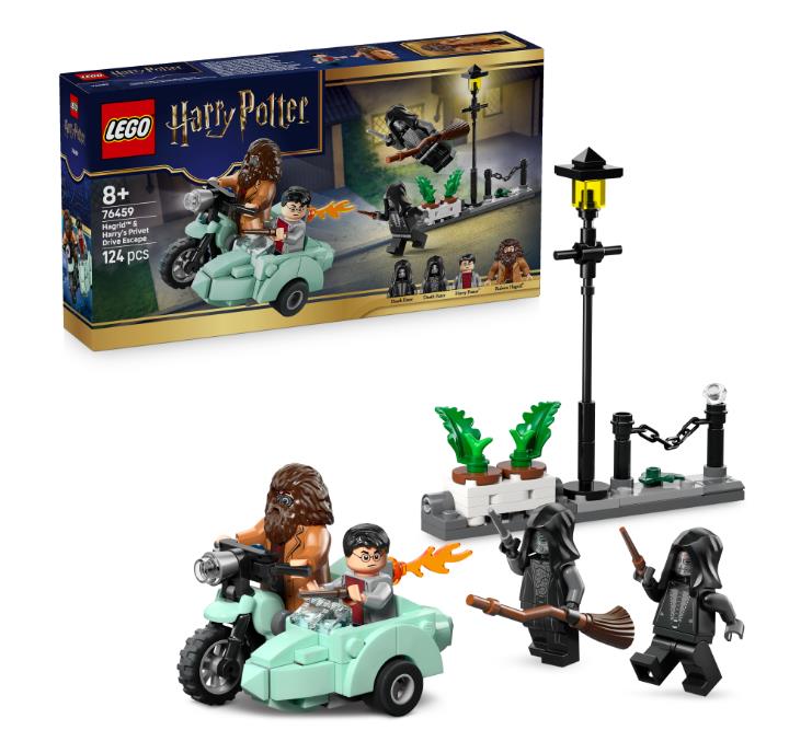 Конструктор LEGO Harry Potter Геґрід і Гаррі: Втеча з Тисової вулиці