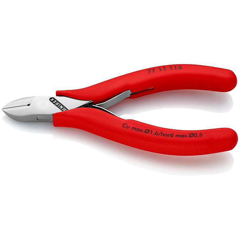 Кусачки-бокорізи KNIPEX 0.3-1.6мм 115мм 0.070кг