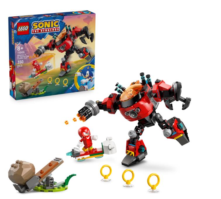 Конструктор LEGO Sonic Knuckles vs. Dr. Eggman Egg Crusher Mech