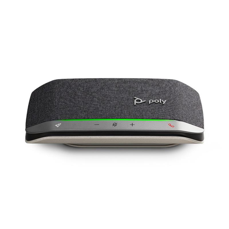 Спікерфон Poly Sync 20, сертифікат Microsoft Teams, 3 x Bi-Mic, радіус 2 м, USB-A, Bluetooth, сірий
