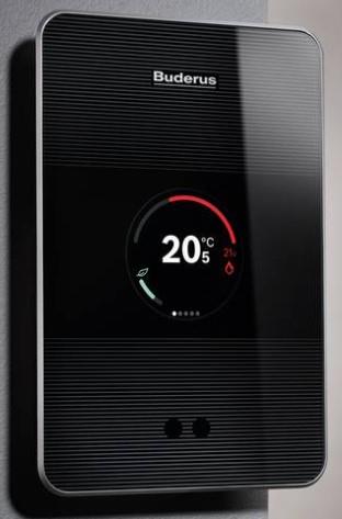 Кімнатний термостат Buderus Logamatic TC 100.2 чорний
