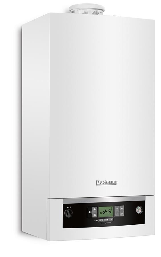 Котел газовий Buderus Logomax Plus GB062-24 KD, конденсаційнний, двоконтурний, 24 кВт, настінний