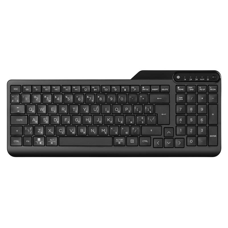 Клавіатура мембранна HP 460 Multi-Device key, BT, EN/UK, чорний