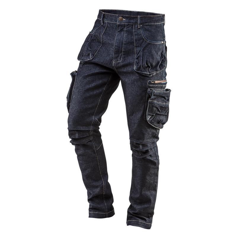 Штани робочі Neo Tools Denim, 98% бавовна та 2% еластан, XXXL(58), синій темний