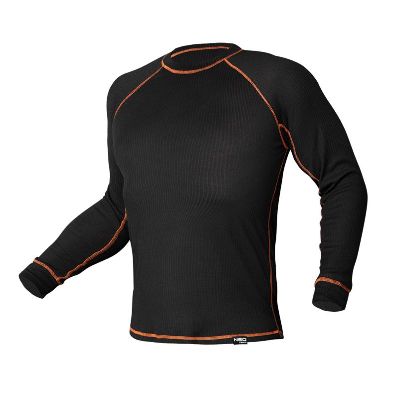 Футболка термоактивна Neo Tools Basic, L-XL, чорний