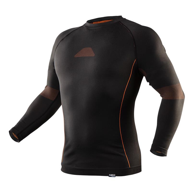 Футболка термоактивна Neo Tools Carbon Outdoor, XXL-XXXL, чорний