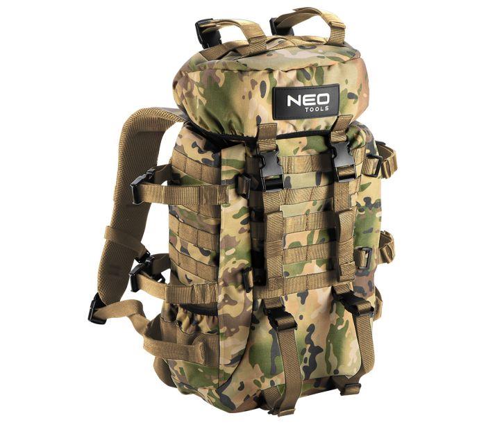 Рюкзак Neo Tools, 30л, поліестер 600D, регулювання ременів та ручок, камуфляж