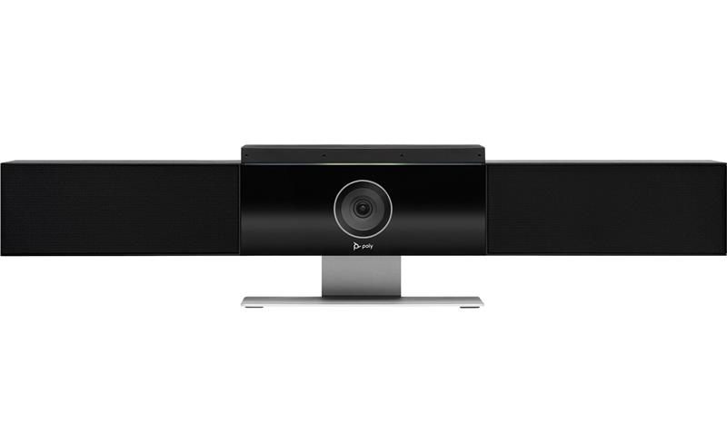 Система відеоконференцзв'язку Poly Studio USB, 4K, 6 х Uni-mic, радіус дії 4,57 м, 2 х динаміки, сертифікати Microsoft Teams, Zoom, чорний