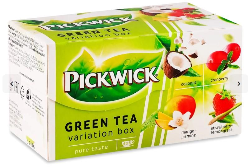 Чай зелений асорті зі шматочками фруктів Pickwick GwA 30г(20х1.5г) х12 НП