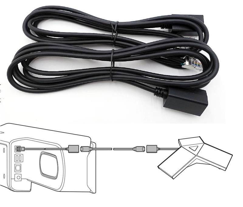 Комплект подовжувачів мікрофонного кабелю для систем Poly Studio X50/X52/X70/USB, RJ45, 2м