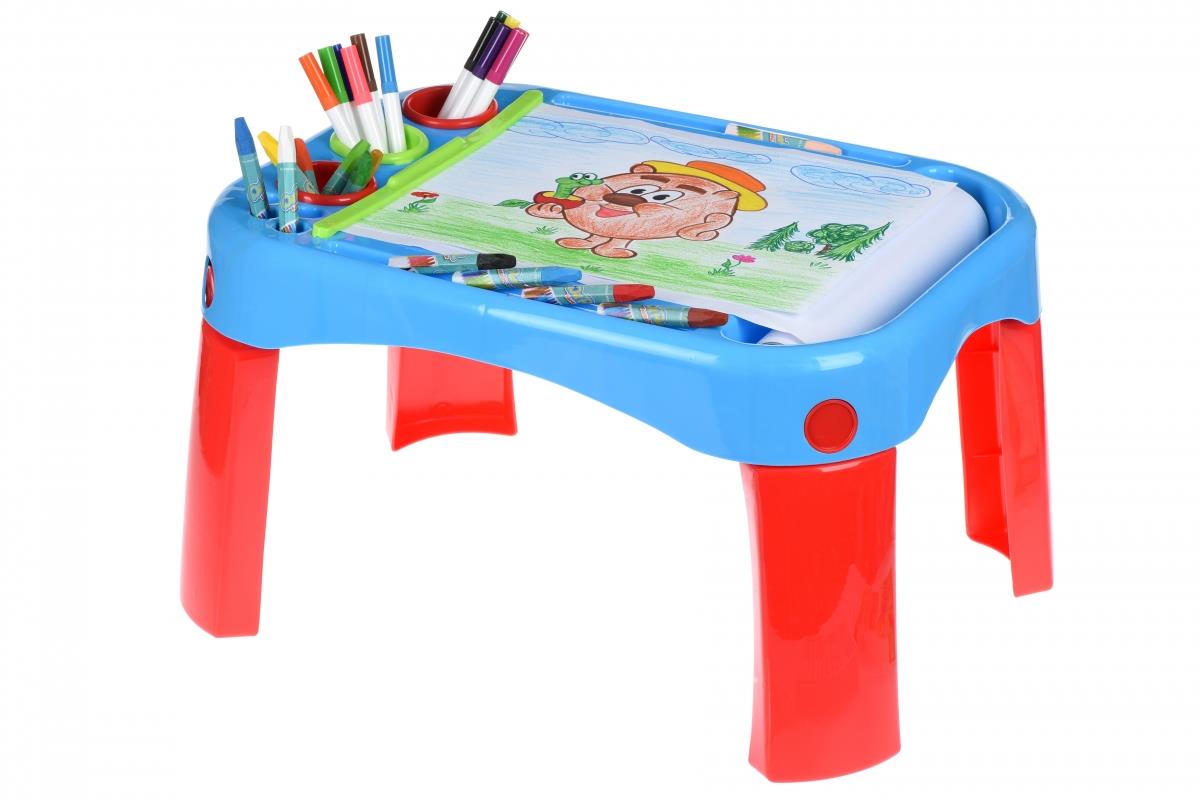 Обучающий стол Same Toy My Fun Creative table с аксесуарами 8810Ut