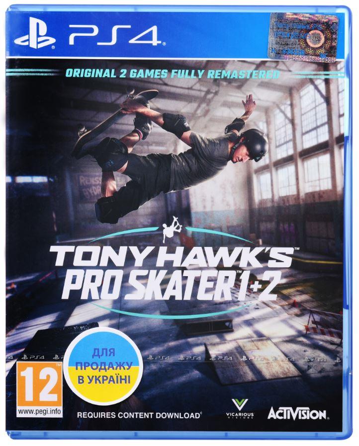 Игра PS4 Tony Hawk Pro Skater 1&2 [Blu-Ray диск]