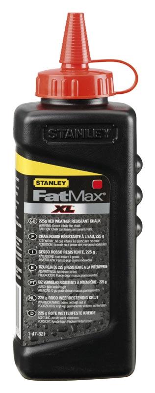 Порошок меловой разметочный Stanley "FatMax", красный, 225г