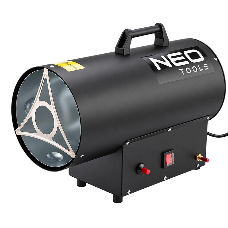 Теплова гармата газова Neo Tools, 30кВт, 220м2, 650м3/год, чорний, 6.6кг