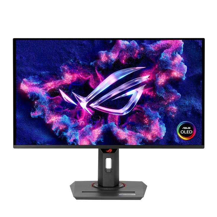 Монітор Asus 26.5" ROG Strix XG27UCDMG 2xHDMI, DP, USB-C, 3xUSB, QD-OLED, 3840x2160, 240Hz, 0.03ms, DCI-P3 99%, G-SYNC, FreeSync, Pivot, HDR400