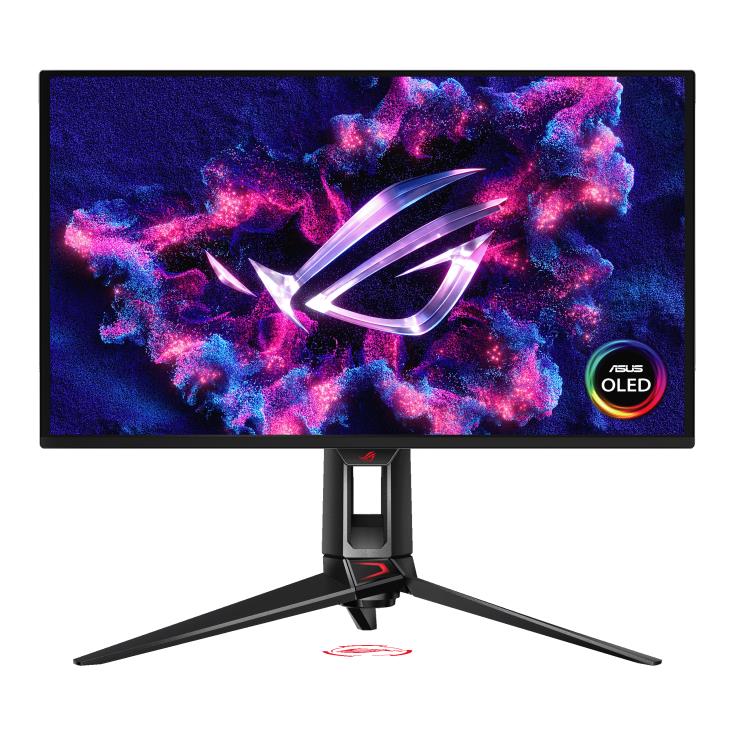 Монітор Asus 26.5" ROG Swift OLED PG27UCDM 2xHDMI, DP, USB-C, 3xUSB, QD-OLED, 3840x2160, 240Hz, 0.03ms, DCI-P3 99%, G-SYNC, FreeSync, Pivot, HDR400