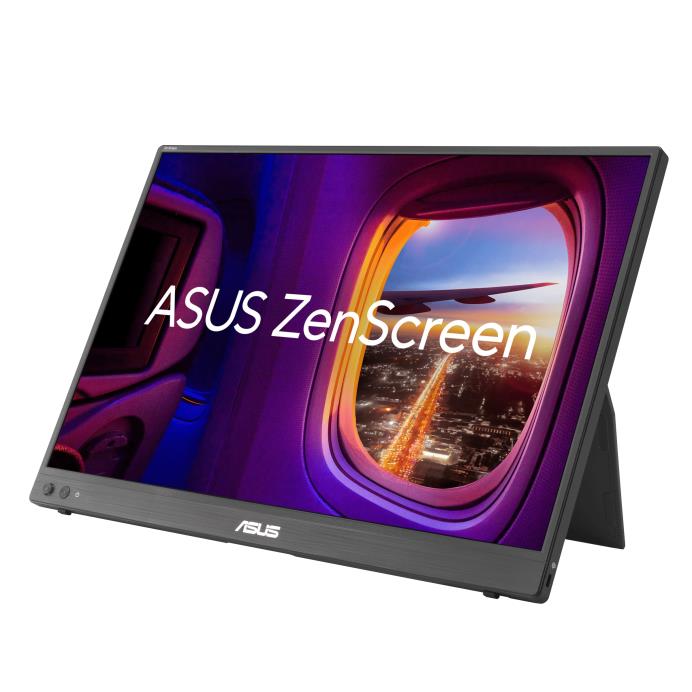 Монітор портативний Asus 16" ZenScreen MB16FC mHDMI, 2xUSB-C, Audio, IPS, 1920x1200, 16:10, 75Hz, Cover