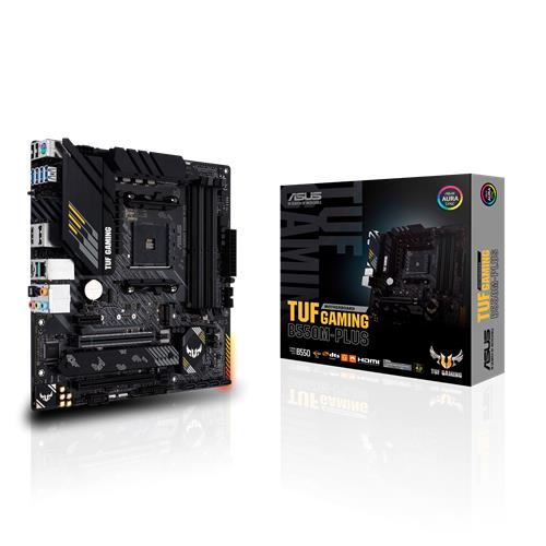 Материнcька плата ASUS TUF GAMING B550M-PLUS sAM4 B550 4xDDR4 M.2 HDMI DP mATX