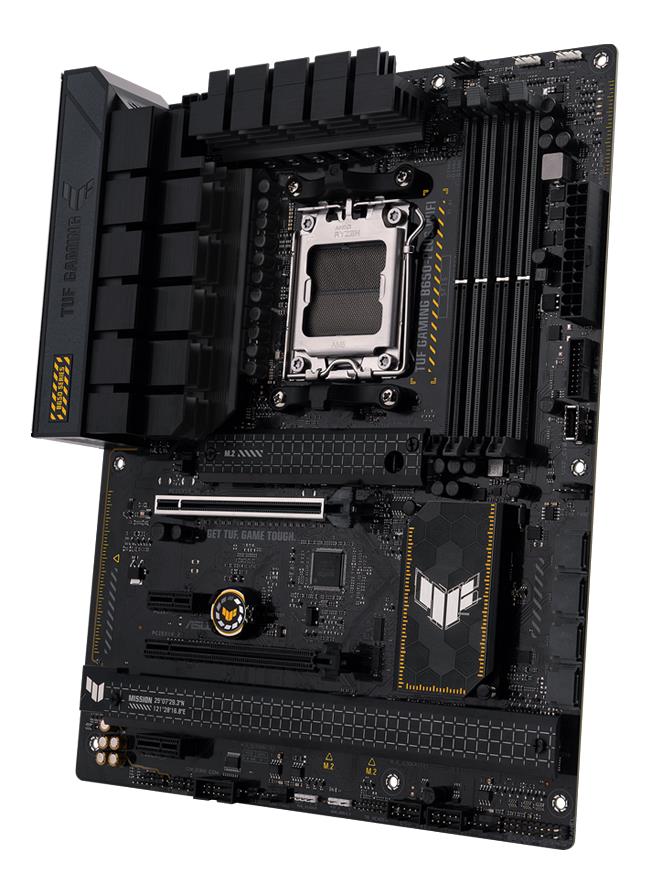 Материнcька плата ASUS TUF GAMING B650-PLUS WIFI sAM5 B650 4xDDR5 M.2 USB HDMI DP Wi-Fi BT ATX