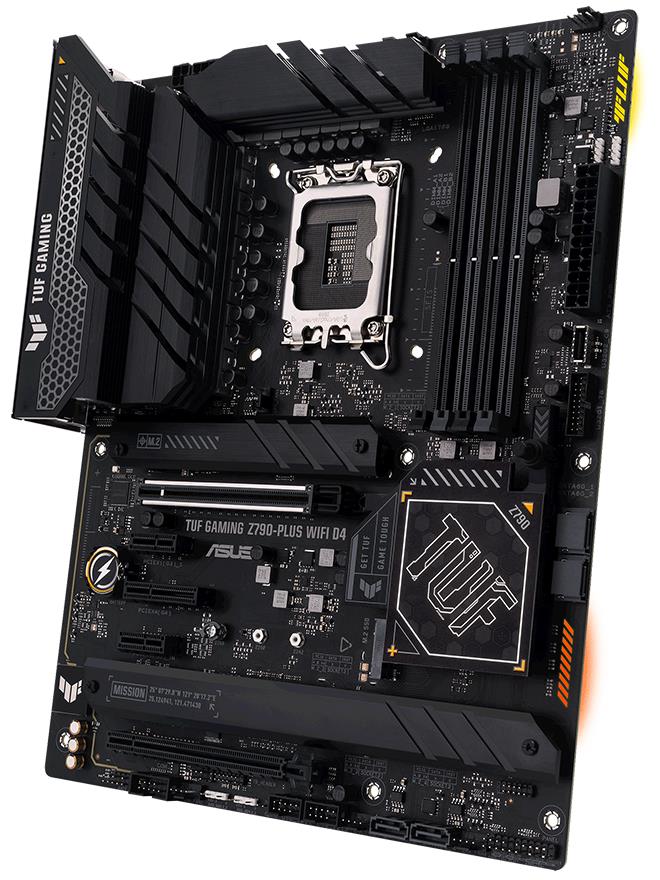 Материнcька плата ASUS TUF GAMING Z790-PLUS WIFI D4 s1700 Z790 4xDDR4 M.2 HDMI DP Wi-Fi BT ATX