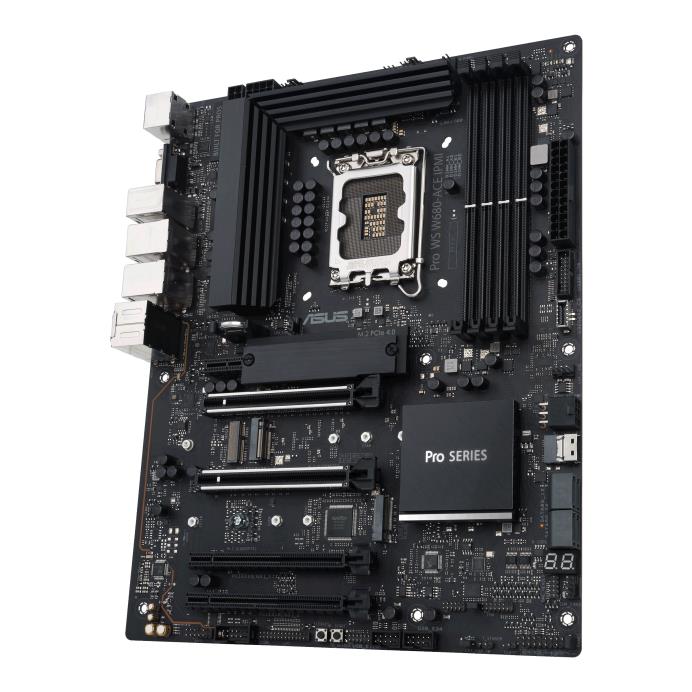 Материнcька плата ASUS Pro WS W680-ACE IPMI s1700 W680 4xDDR5 M.2 HDMI DP D-Sub ATX