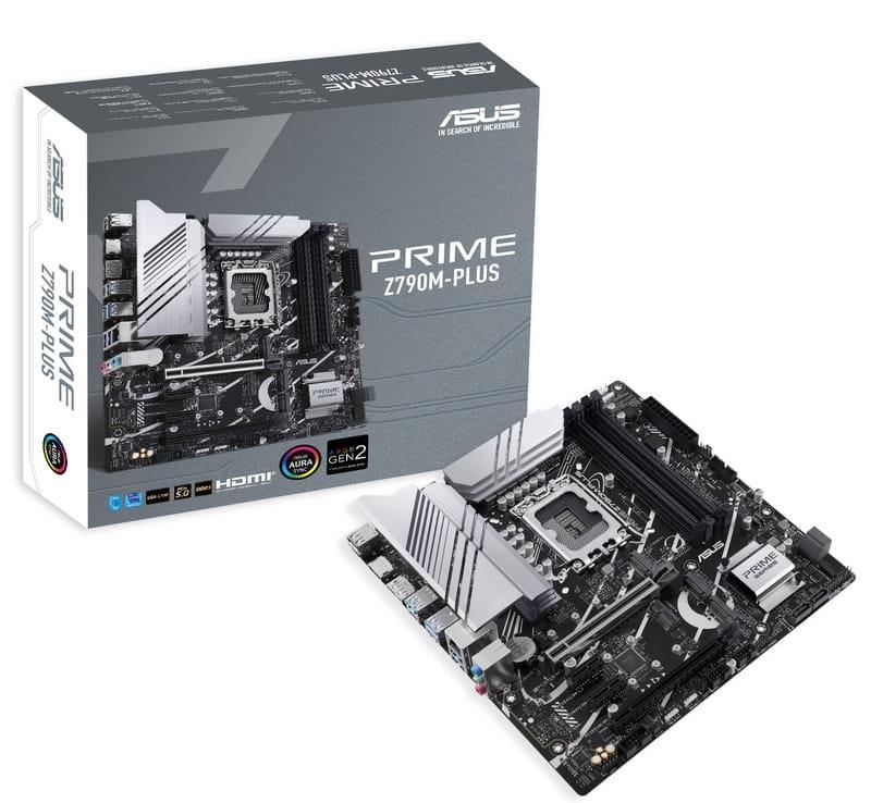Материнcька плата ASUS PRIME Z790M-PLUS s1700 Z790 4xDDR5 M.2 HDMI DP mATX