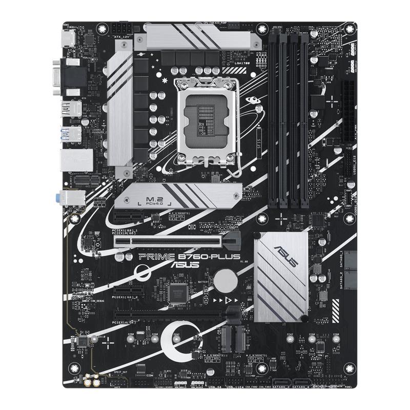 Материнcька плата ASUS PRIME B760-PLUS s1700 B760 4xDDR5 M.2 HDMI D-Sub DP ATX