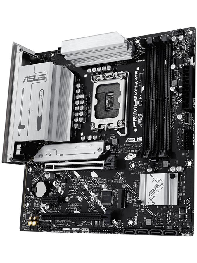 Материнcька плата ASUS PRIME B860M-A WIFI s1851 B860 4xDDR5 M.2 DP HDMI Wi-Fi BT mATX