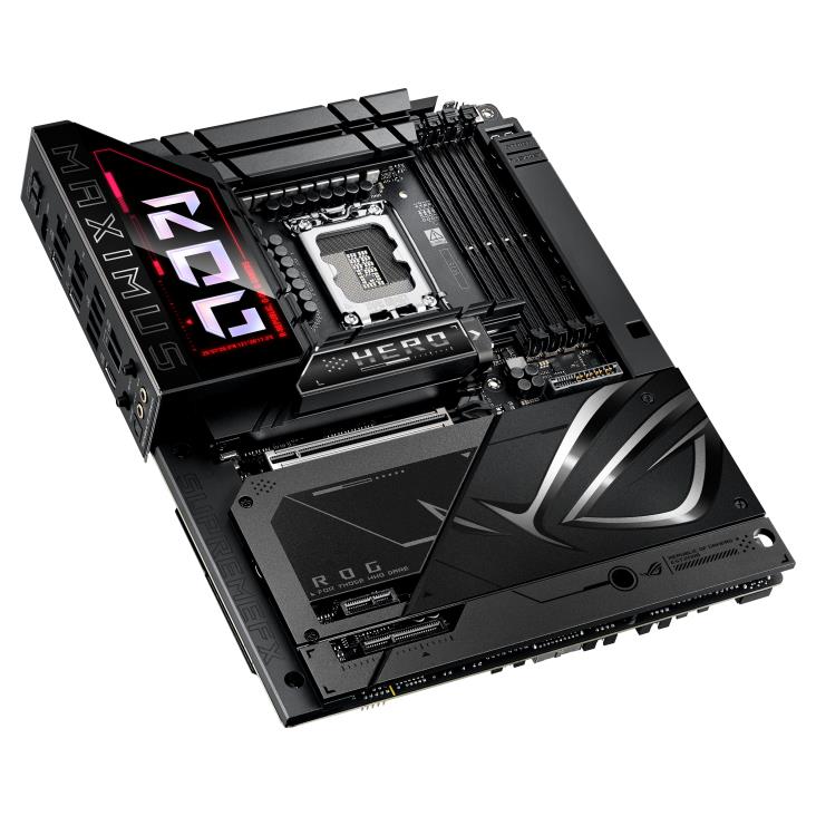Материнcька плата ASUS ROG MAXIMUS Z890 HERO BTF s1851 Z890 4xDDR5 M.2 Thunderbolt HDMI Wi-Fi BT ATX BTF приховане підключення роз'ємів