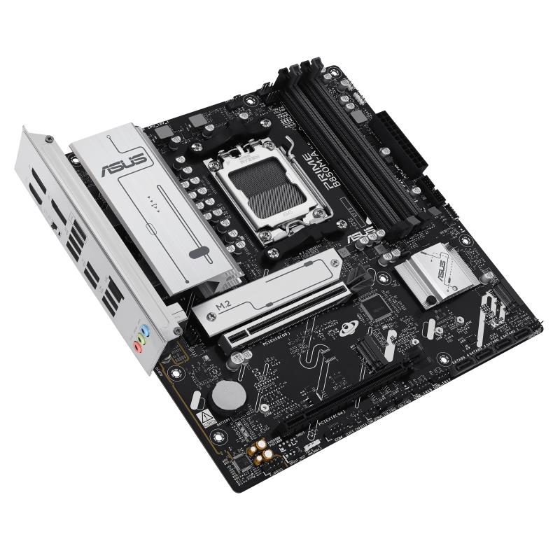 Материнcька плата ASUS PRIME B850M-A-CSM sAM5 B850 4xDDR5 M.2 HDMI DP mATX