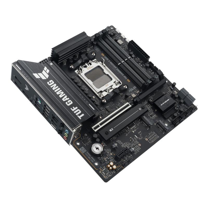 Материнcька плата ASUS TUF GAMING B850M-E WIFI sAM5 B850 4xDDR5 M.2 HDMI DP Wi-Fi BT mATX