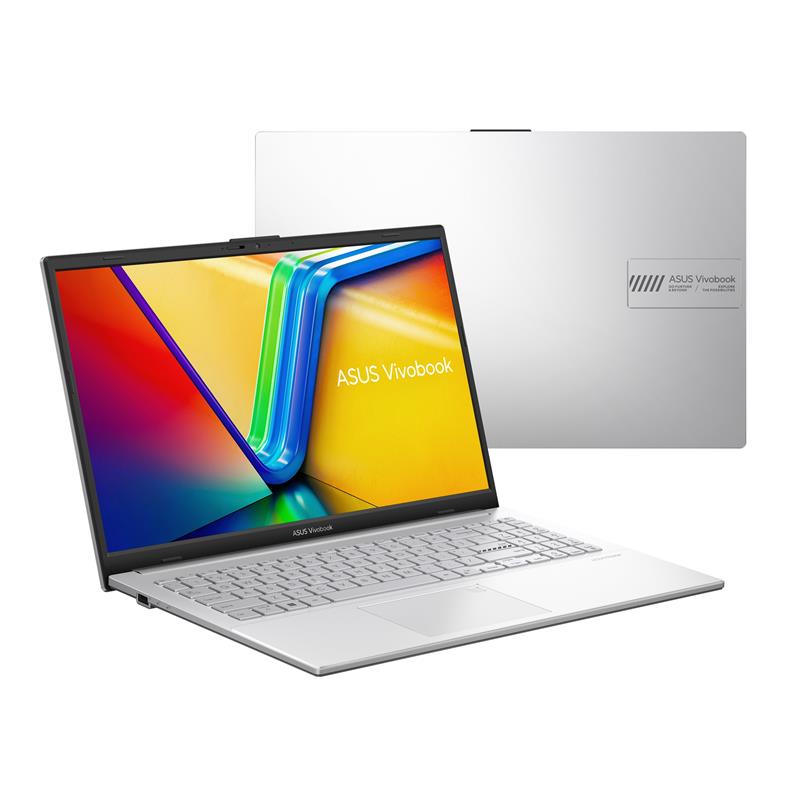 Ноутбук ASUS Vivobook GO 15 E1504FA-BQ2836 15.6" FHD IPS, AMD R5 40, 8GB, F512GB, UMA, NoOS, Сріблястий
