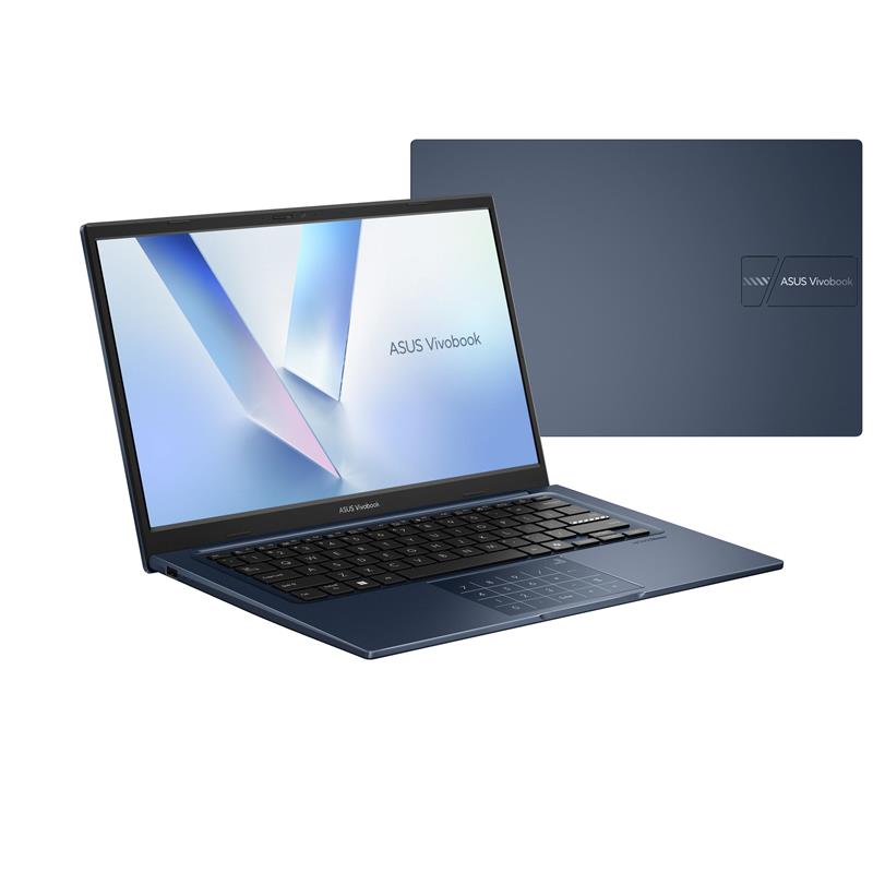 Ноутбук ASUS Vivobook 14 X1404VA-EB1527 14" FHD IPS, Intel 3 100U, 16GB, F512GB, UMA, NoOS, Блакитний