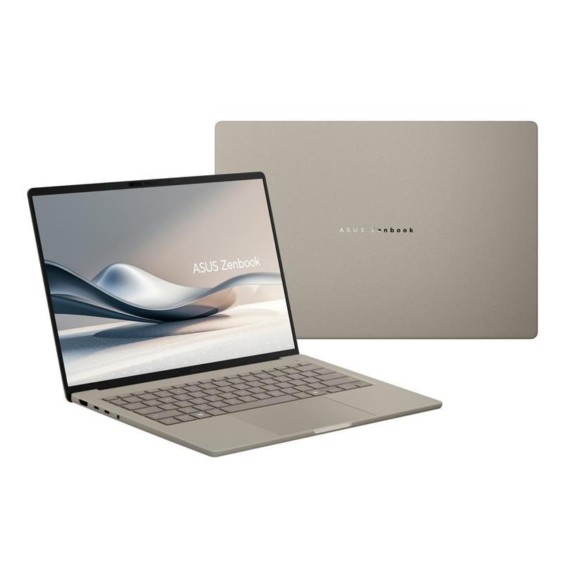 Ноутбук ASUS Zenbook A14 UX3407NA-QD080W 14" WUXGA OLED, Qualcomm X2 Elite X2E88100, 16GB, F512GB, UMA, Win11, Бежевий