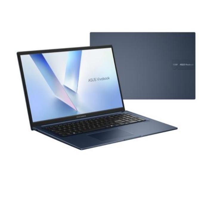 Ноутбук ASUS Vivobook 17 X1704MA-AU010 17.3" FHD IPS, Intel 5 320, 16GB, F512GB, UMA, NoOS, Блакитний